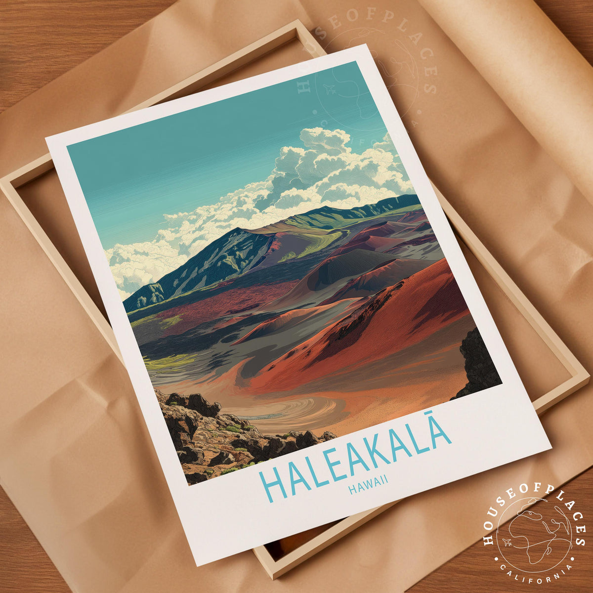 Haleakalā travel poster – view 4