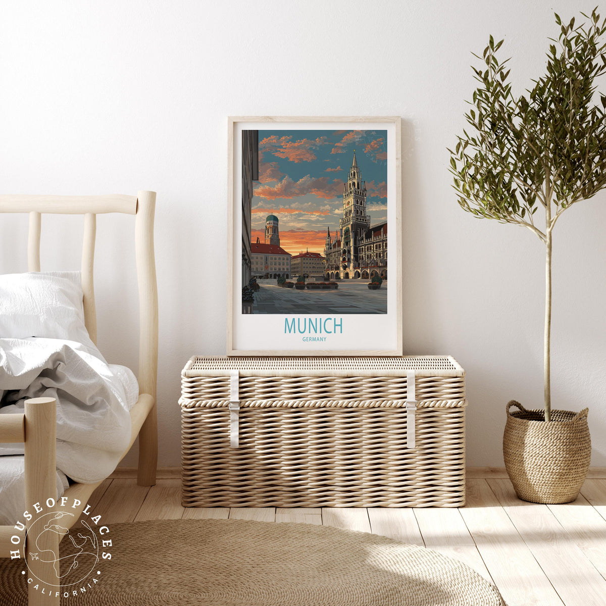 Munich travel poster – view 3