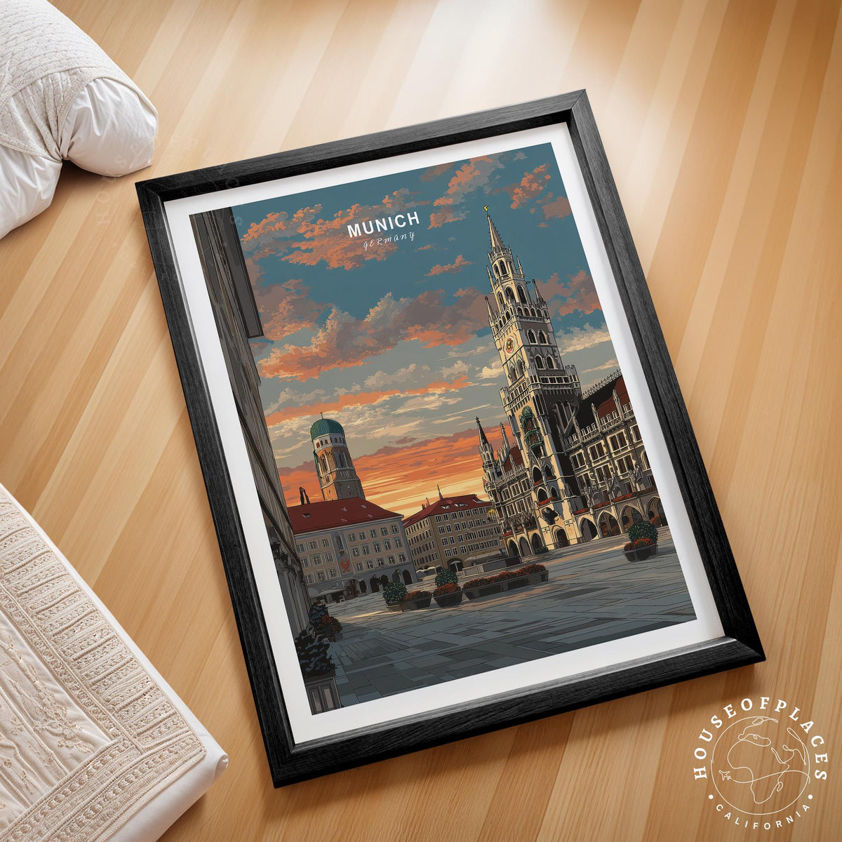 Munich travel poster – view 2