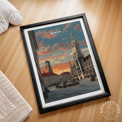 Munich travel poster – view 2