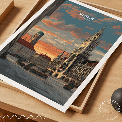 Munich travel poster – view 7