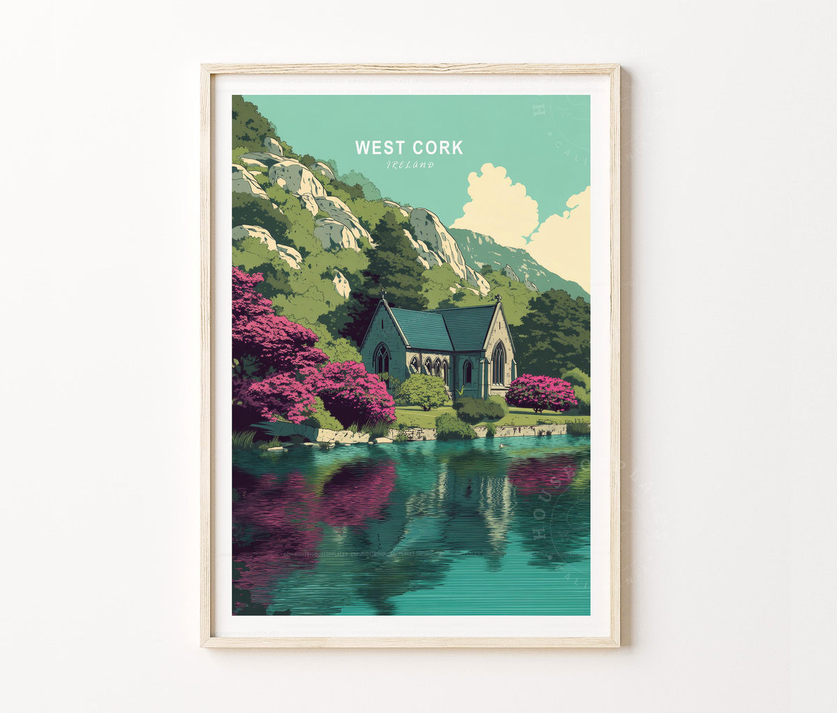 West Cork Travel Poster – Ireland Wall Art Print