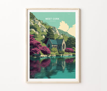 West Cork Travel Poster – Ireland Wall Art Print
