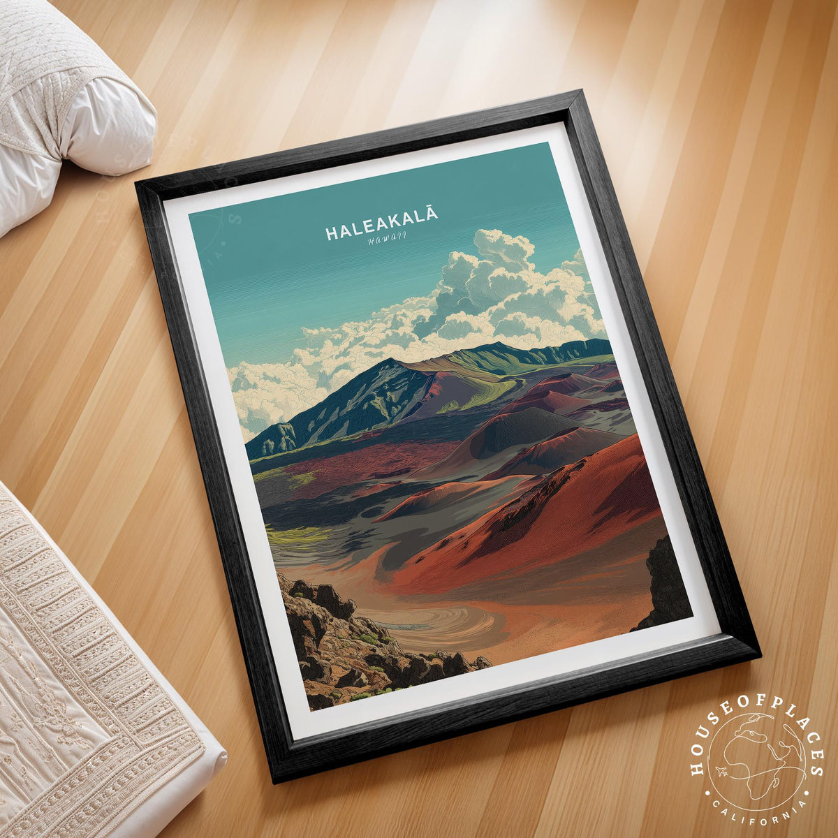 Haleakalā travel poster – view 2