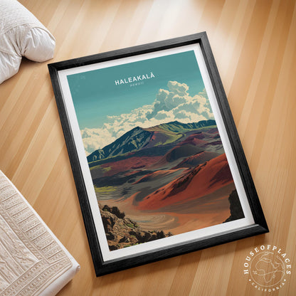Haleakalā travel poster – view 2