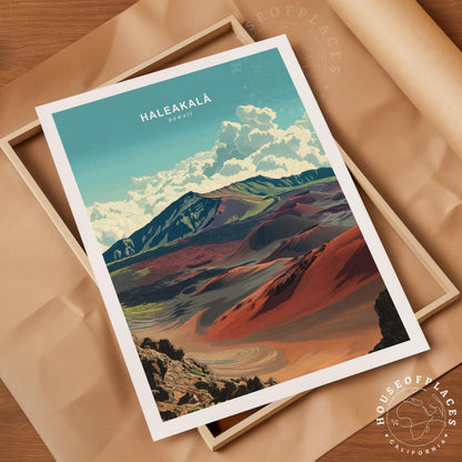 Haleakalā travel poster – view 4