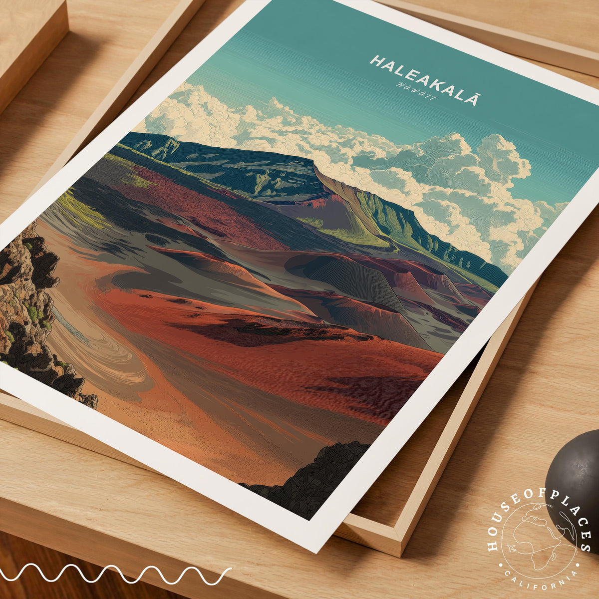 Haleakalā travel poster – view 7