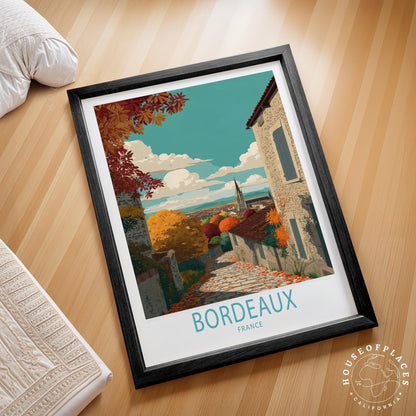 Bordeaux travel poster – view 2