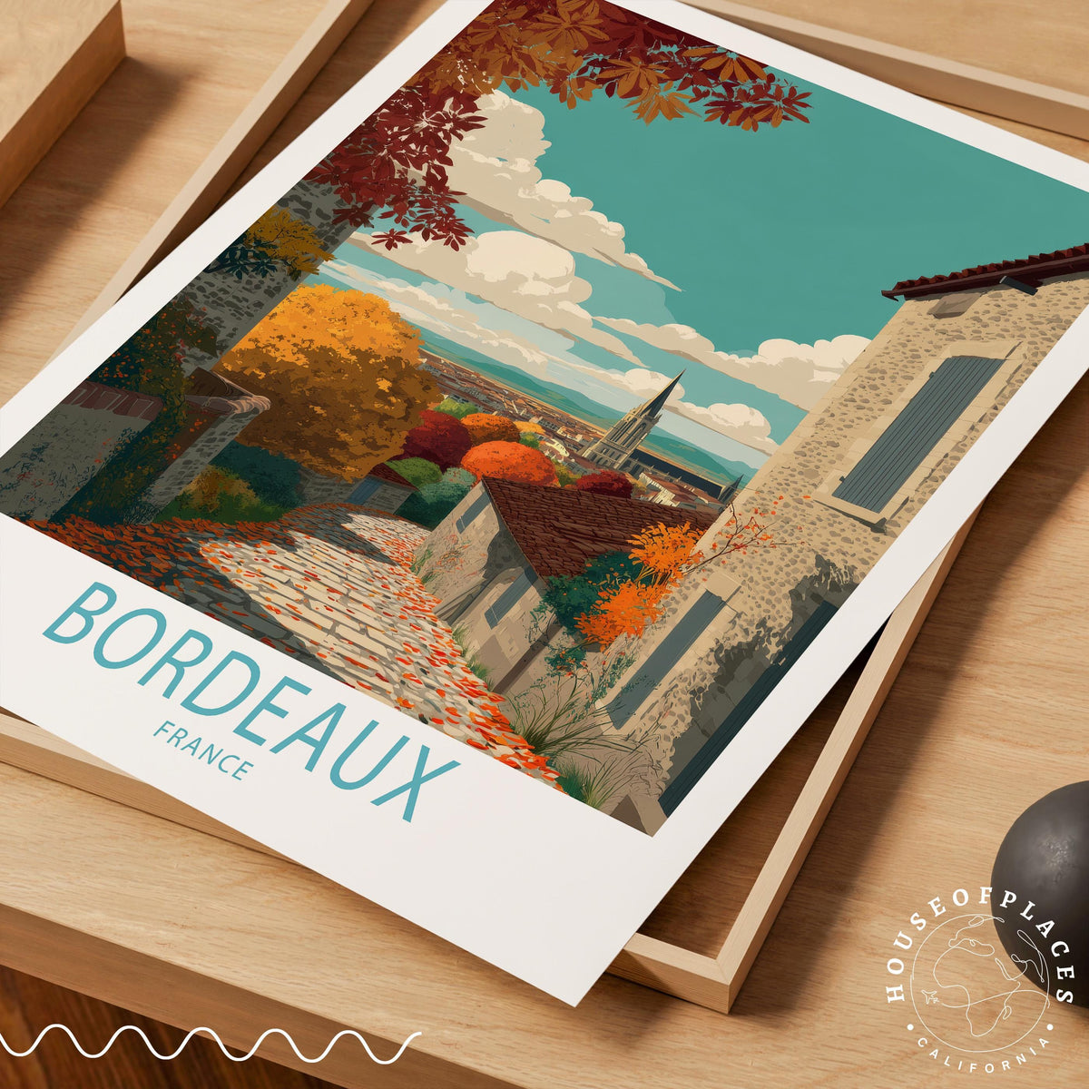 Bordeaux travel poster – view 7