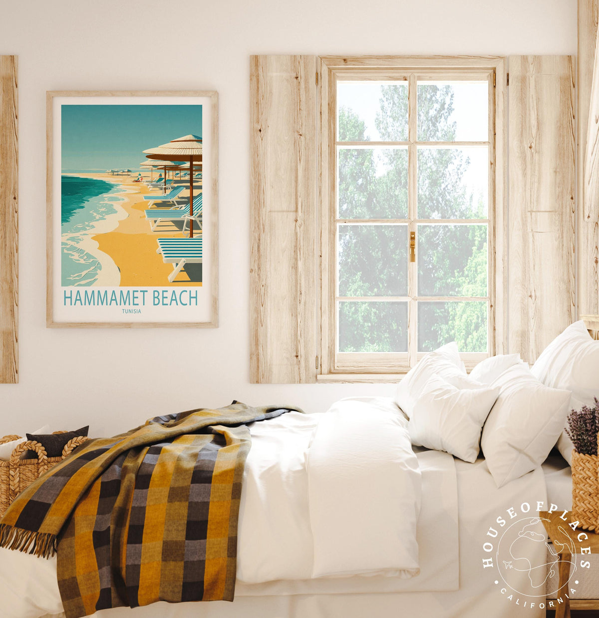 Hammamet Beach travel poster – view 6