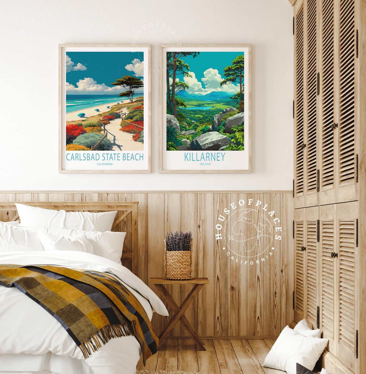 Carlsbad State Beach travel poster – view 9
