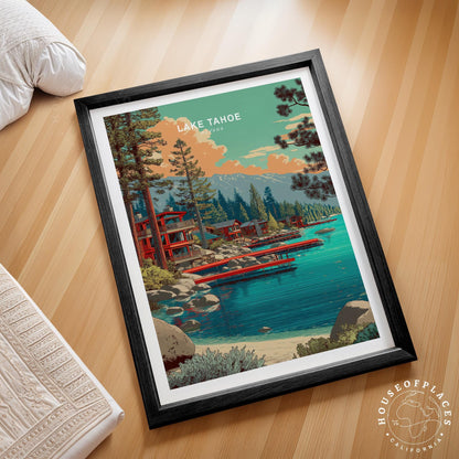 Lake travel poster – view 2
