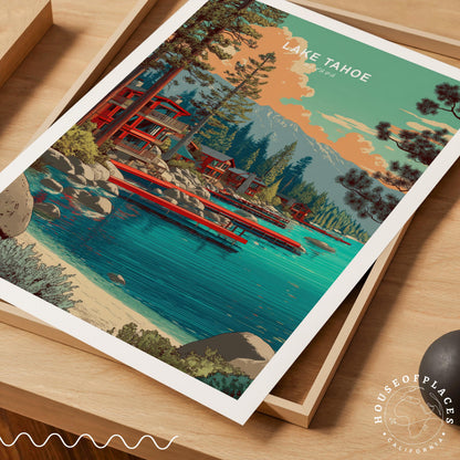 Lake travel poster – view 7