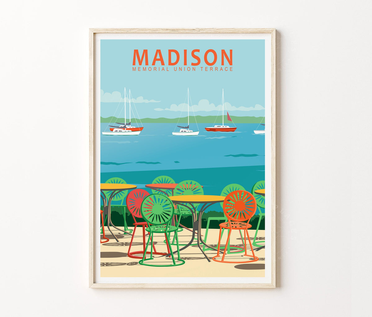 Madison travel poster – view 2