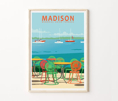Madison travel poster – view 2