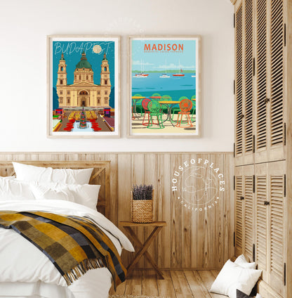 Madison travel poster – view 9