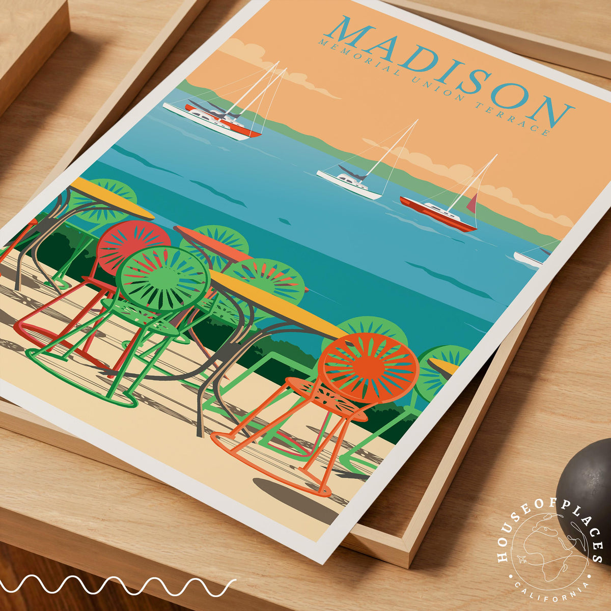 Madison travel poster – view 7