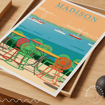 Madison travel poster – view 7