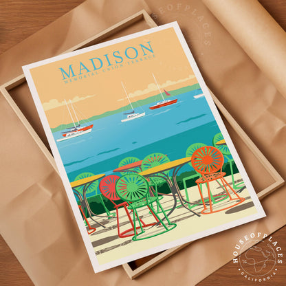 Madison travel poster – view 4