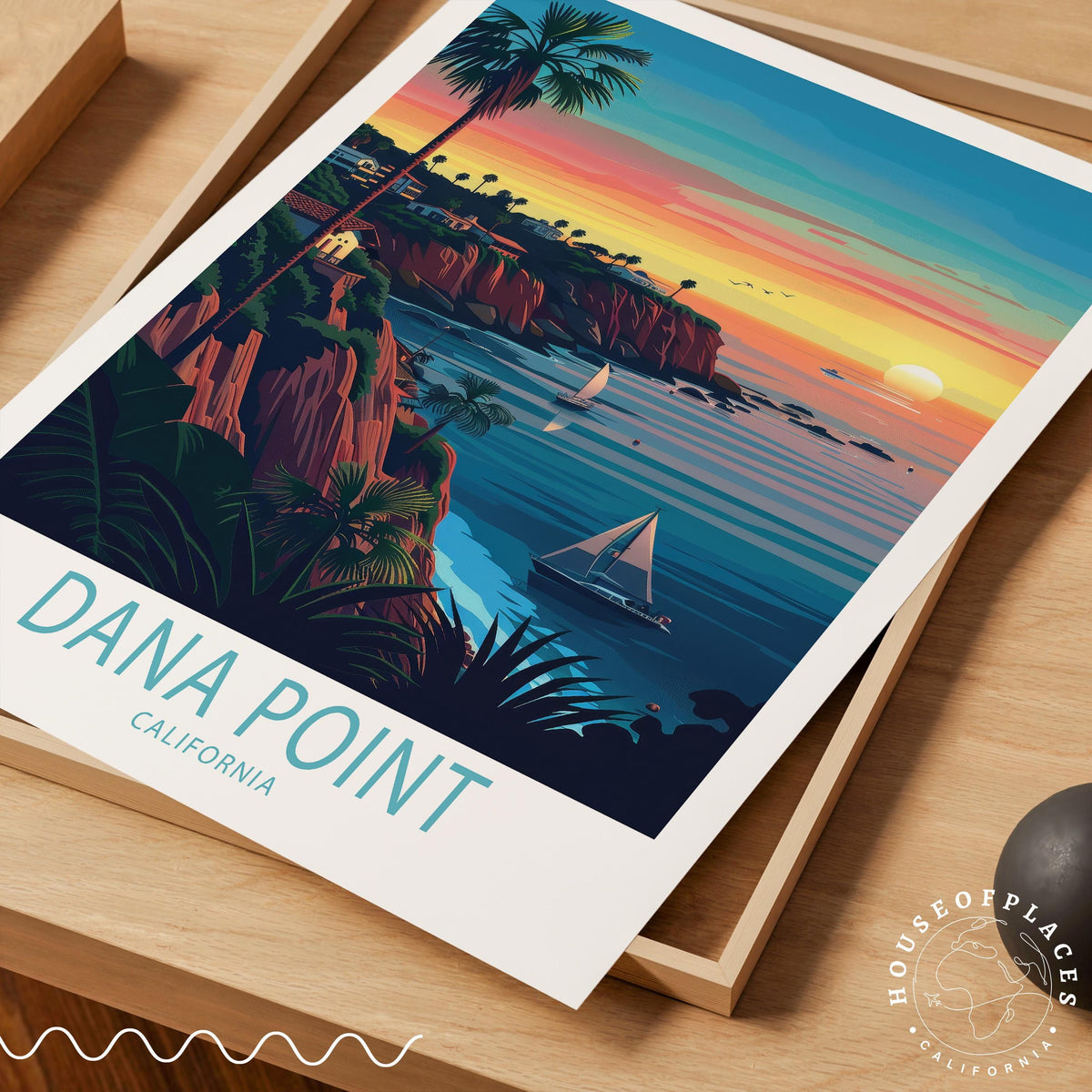 Dana Point travel poster – view 7