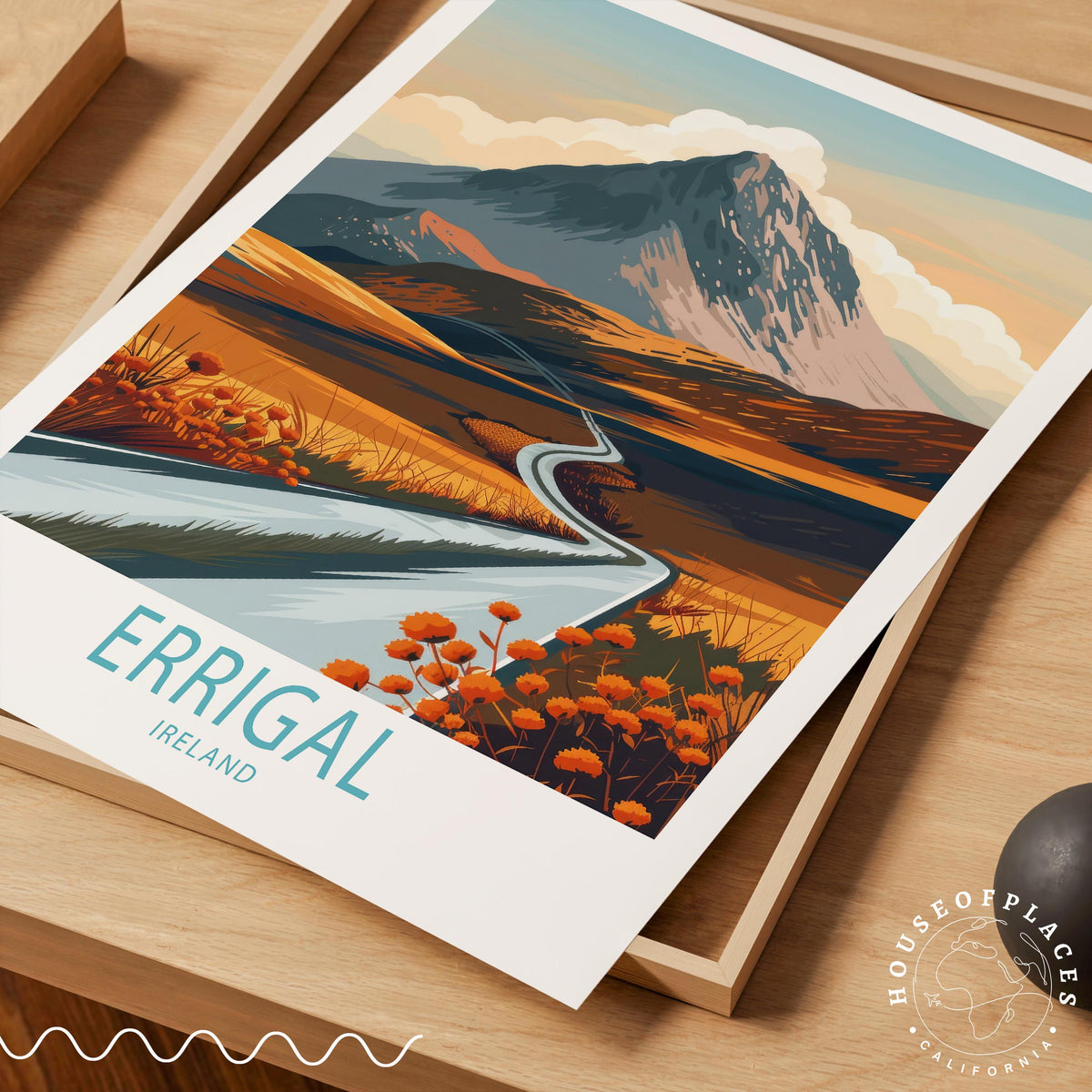 Errigal travel poster – view 7