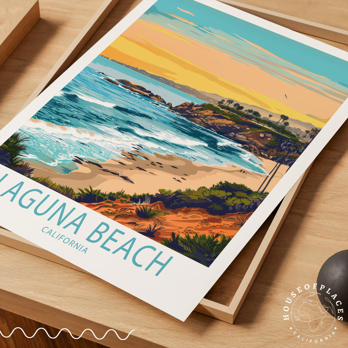 Laguna Beach travel poster – view 7