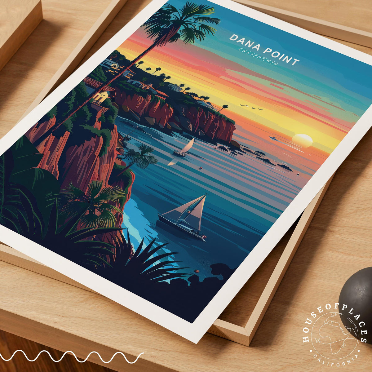 Dana Point travel poster – view 7