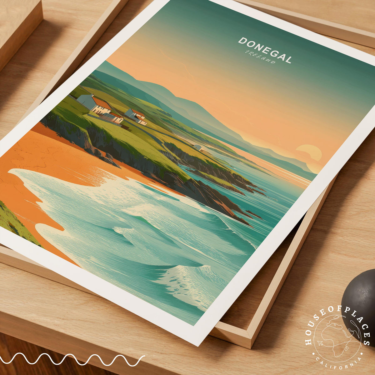 Donegal travel poster – view 7