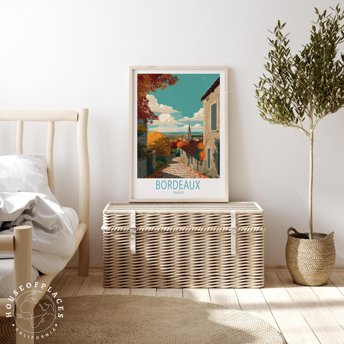 Bordeaux travel poster – view 3