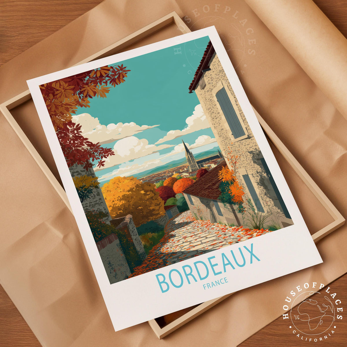 Bordeaux travel poster – view 4