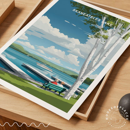 Skaneateles Lake travel poster – view 7