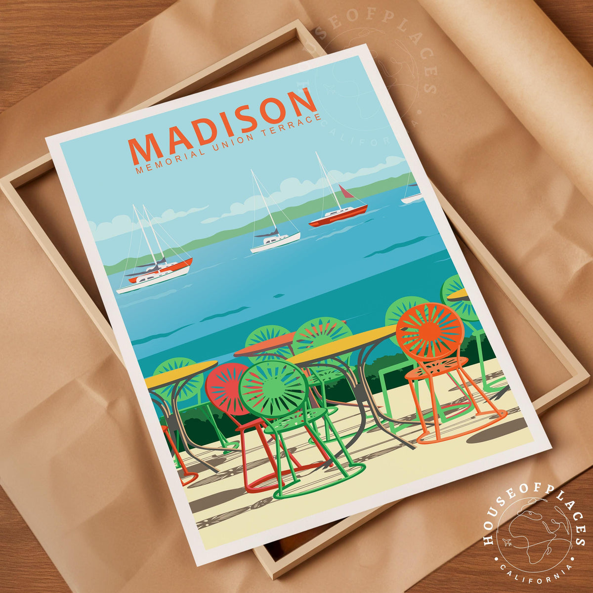 Madison travel poster – view 4