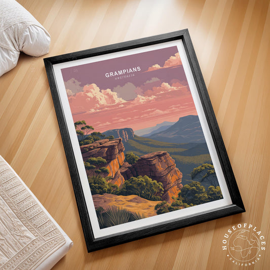 Grampians National Park travel poster – view 2