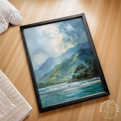 Kauai Coast travel poster – view 3