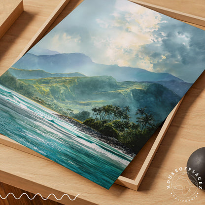 Kauai Coast travel poster – view 7