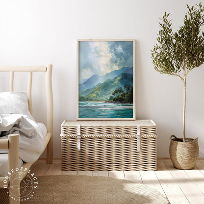 Kauai Coast travel poster – view 2