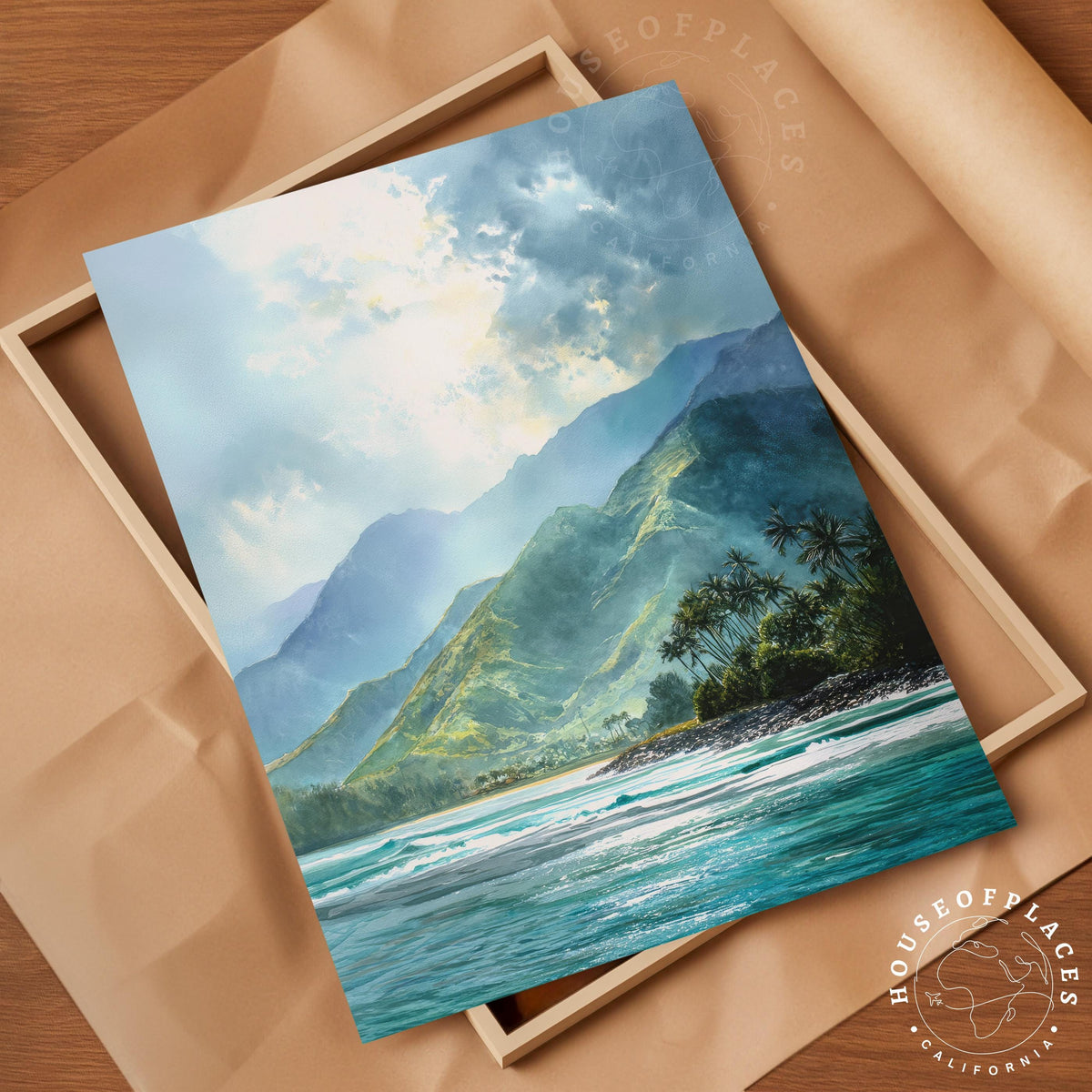 Kauai Coast travel poster – view 4