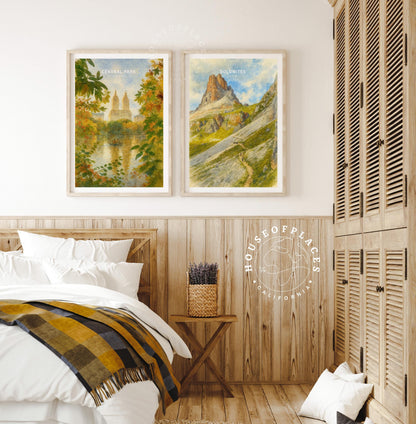 Dolomites travel poster – view 9