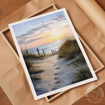 Outer Banks travel poster – view 4