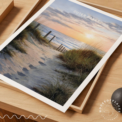 Outer Banks travel poster – view 7