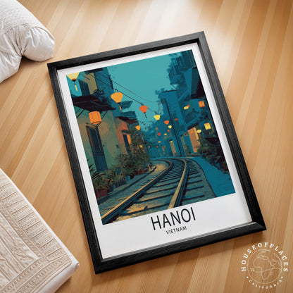 Hanoi travel poster – view 2