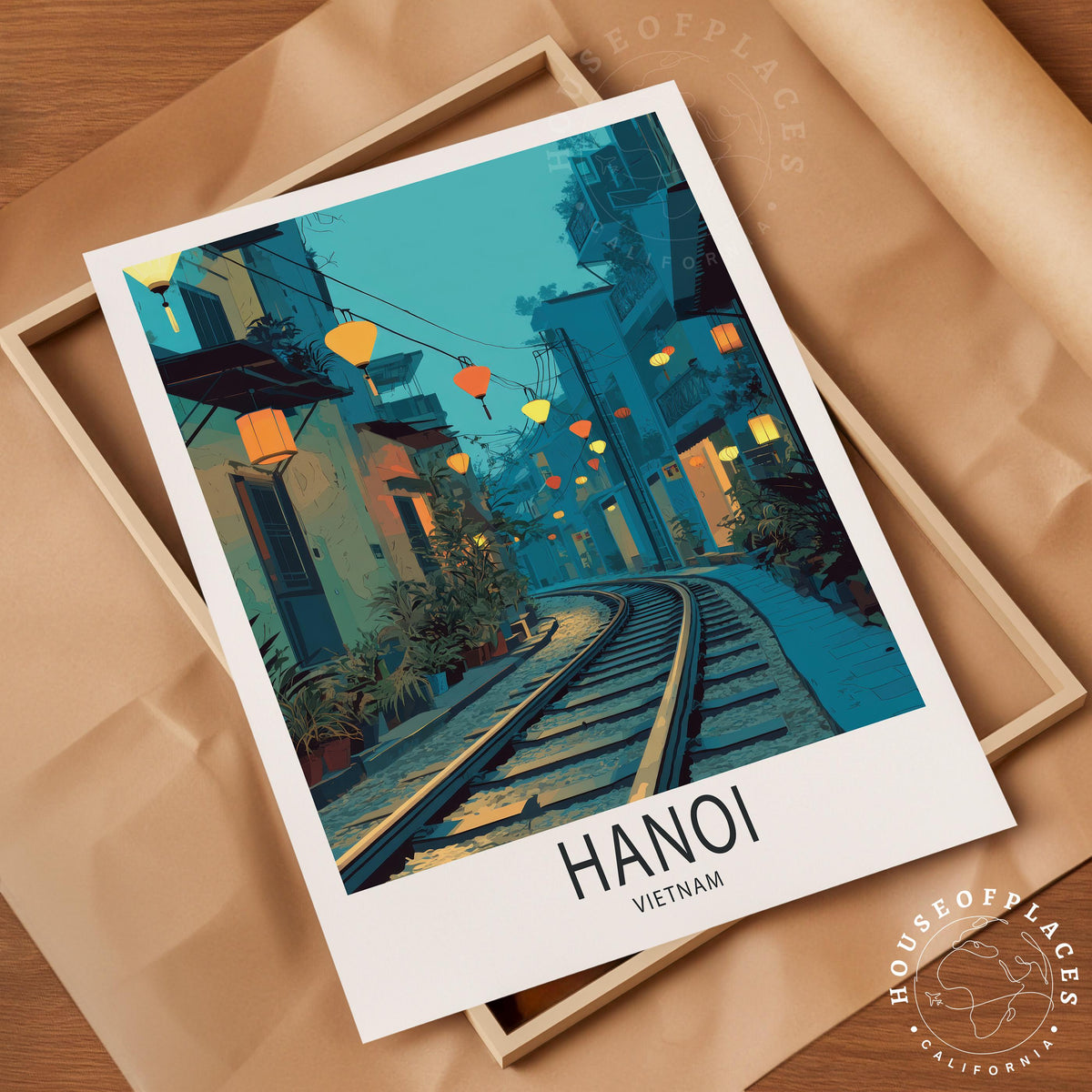 Hanoi travel poster – view 8
