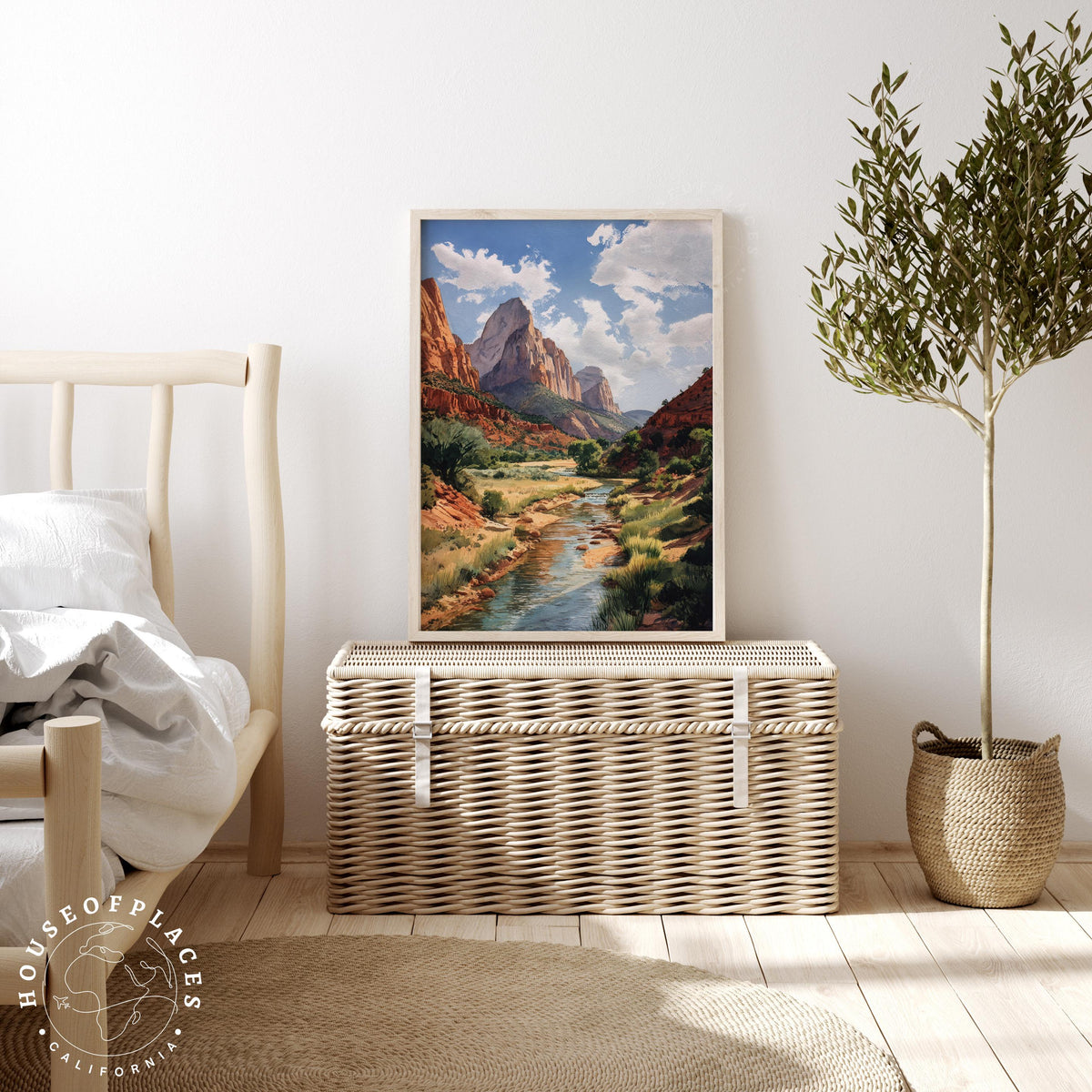 Zion travel poster – view 3