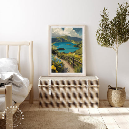 Azores travel poster – view 3