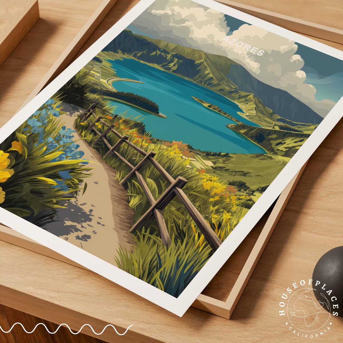 Azores travel poster – view 7