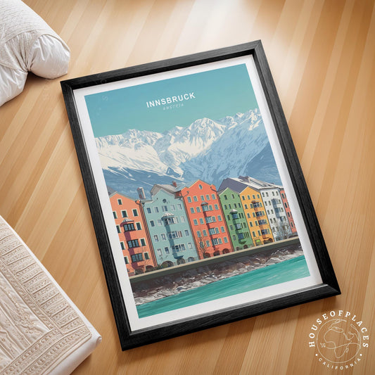 Innsbruck travel poster – view 2
