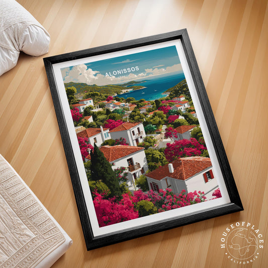 Alonissos travel poster – view 2
