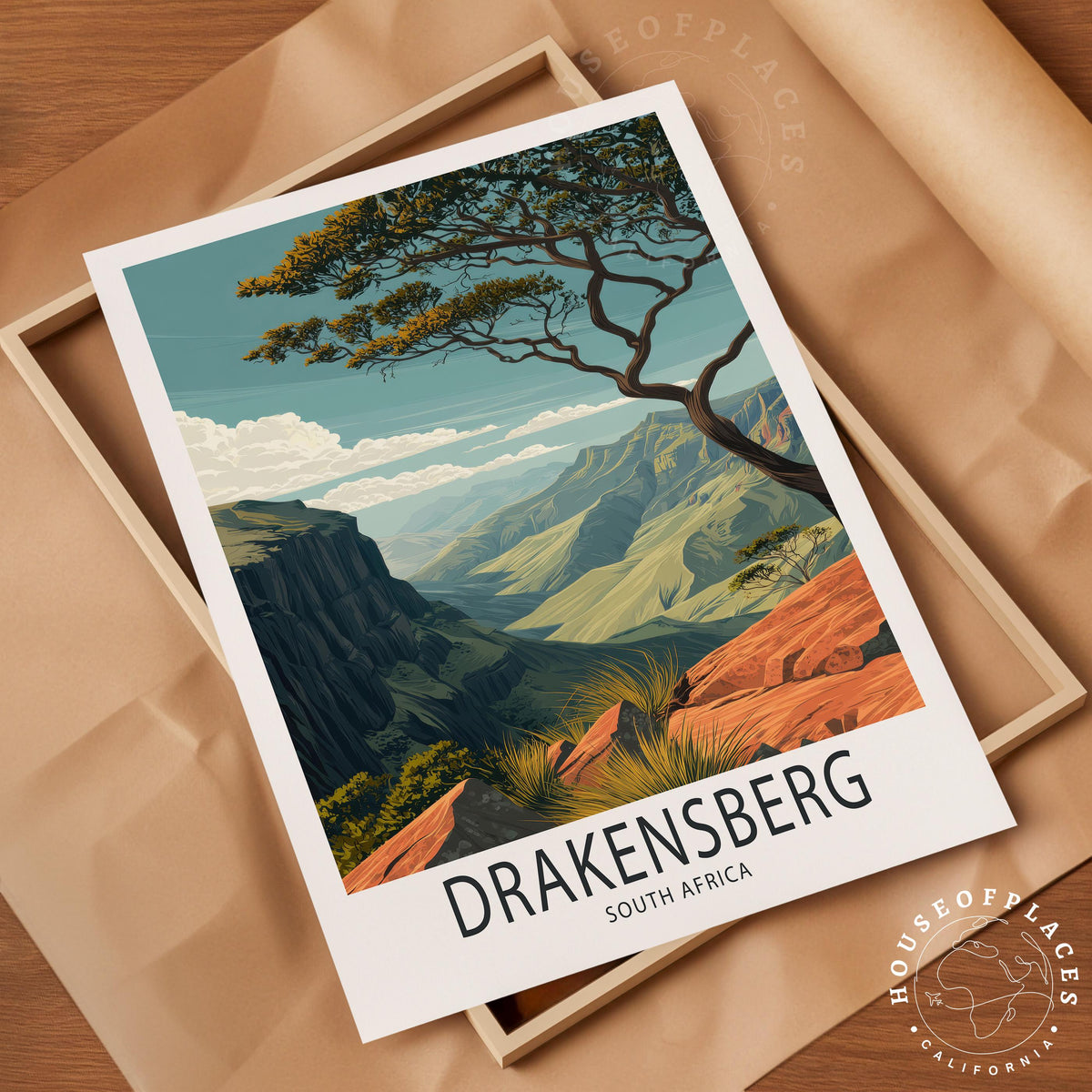 Drakensberg travel poster – view 4