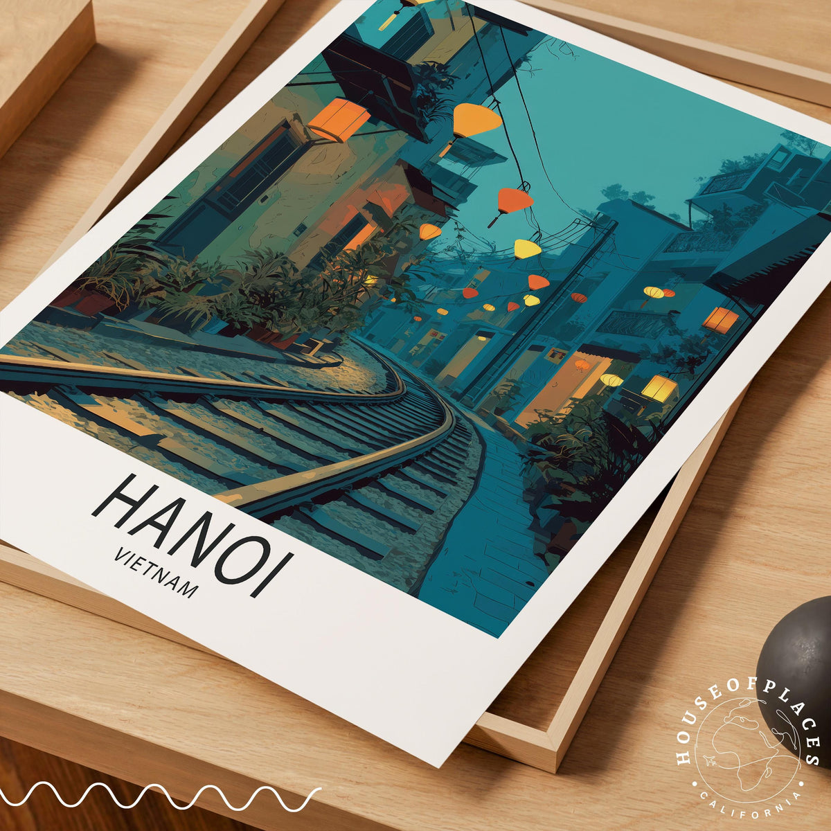 Hanoi travel poster – view 6