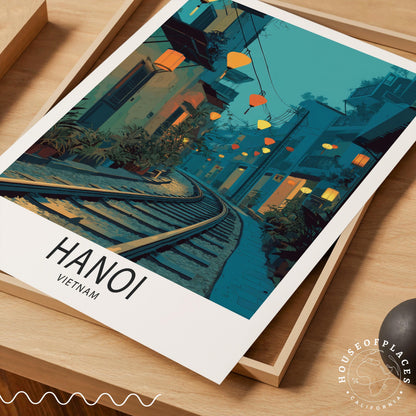 Hanoi travel poster – view 6